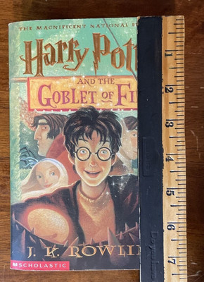 Harry Potter And The Goblet Of Fire by J.K Rowling Paperback 1st Scholastic Ed-image