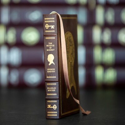 Franklin Library - The Patience of Maigret - Real Leather - Franklin Mystery-image