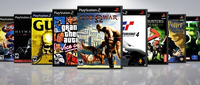 Replacement PlayStation 2 PS2 Titles G-I Covers and Cases. NO GAMES! -image