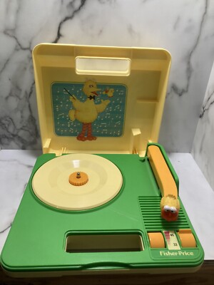 Fisher Price 1983 Sesame Street Big Bird Record Player *Not Working Parts Only*-image