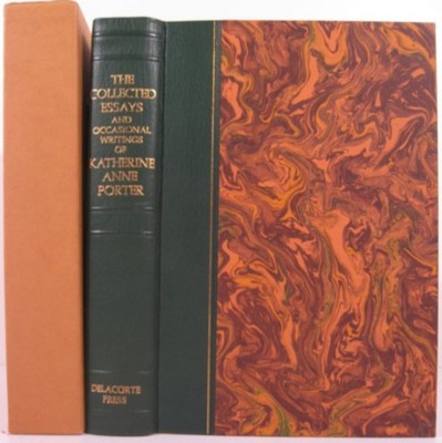 COLLECTED ESSAYS AND OCCASIONAL WRITINGS OF KATHERINE ANNE Limited Signed 1st ed-image