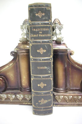 1869 First Edition ANCESTRAL STORIES AND TRADITIONS OF GREAT FAMILIES *Leather-image