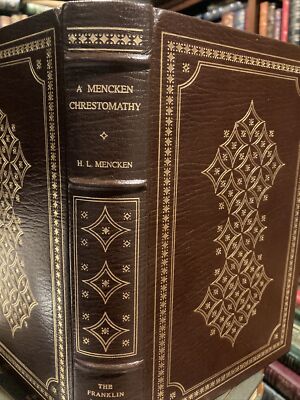Franklin Library: H.L. MENCKEN: CHRESTOMATHY: SATIRE:  BALTIMORE NEWSPAPER ED-image