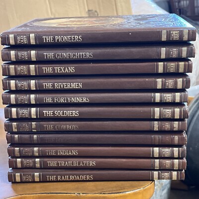 Time-Life Books The Old West Series Lot of 10 Volumes-image
