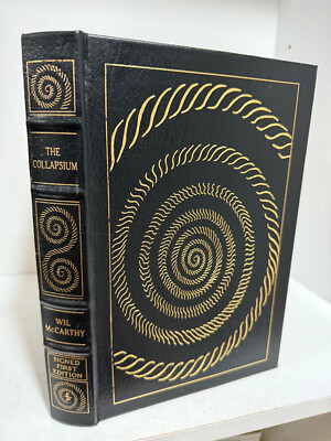 Easton Press Collapsium - Wil McCarthy  SIGNED Sci Fi 1st Edition w/ COA-image