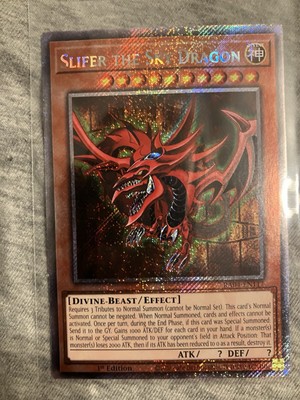 Slifer the Sky Dragon (Platinum Secret Rare) RA04-EN117 Quarter Century Stampede-image
