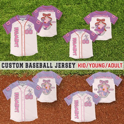 Custom Coquette Figment Disney Baseball Jersey Gift For Kid Men Women-image