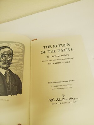 The Return of the Native By Thomas Hardy Easton Press Leather 1978-image