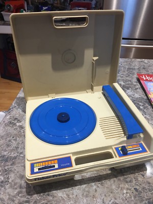 Vintage 1978 Fisher-Price 825 Kids Turntable RECORD PLAYER As Is -image