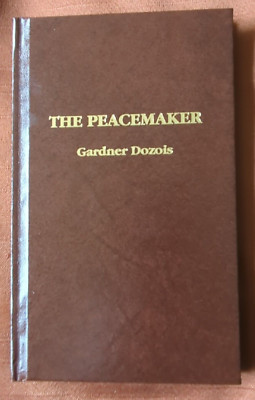 Gardner Dozois. The Peacemaker. Short Story Hardback, signed ltd  leather bound-image
