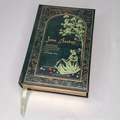JANE AUSTEN- Four Novels by Jane Austen, Leather Bound & Illustrated-image