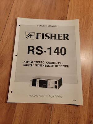 Fisher RS- 140   Stereo Receiver Service Manual -image