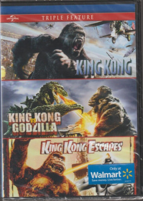 King Kong 2005/King Kong vs Godzilla 1963/King Kong Escapes 1967 DVDs New-image