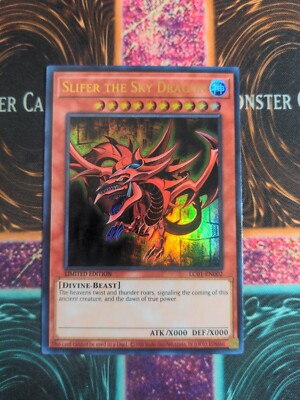 Yu-Gi-Oh! Slifer the Sky Dragon LC01-EN002 Limited Ultra Rare NM b2/-image