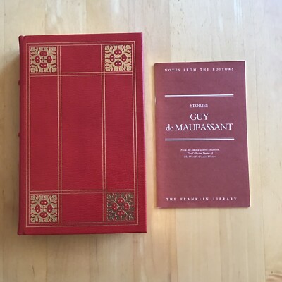 Franklin Library Guy de Maupassant STORIES Ltd Edition 1977-image
