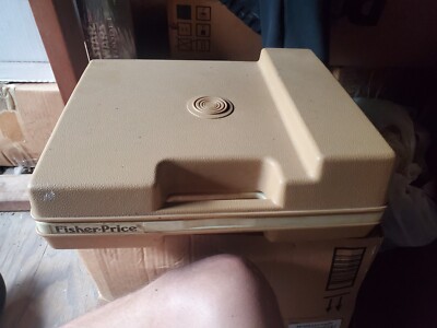 Vintage 1978 Fisher Price 825 Kids Record Player Phonograph Turntable Working-image