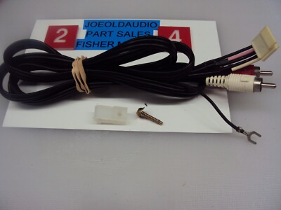 Fisher MT-728 Turntable RCA Cords, Ground, Socket & Mount. Tested Parting MT-728-image
