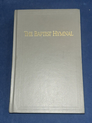 THE BAPTIST HYMNAL Hymn Book 1991 With Music Notes Convention Press Grey HB VG-image