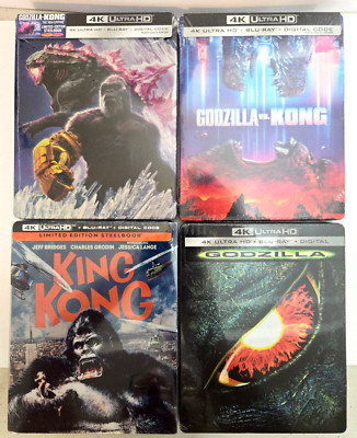 Godzilla x Kong: New Empire/G Vs. K/Godzilla 1998/King Kong '76 4K (4 STEELBOOK)-image