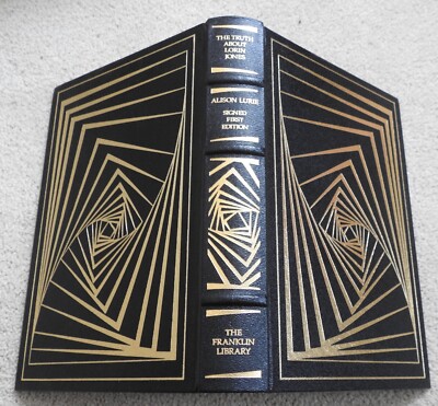 Franklin SIGNED FIRST EDITION Truth About Lorin Jones ALISON LURIE leather bound-image