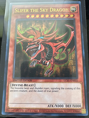 Yu-Gi-Oh! Slifer the Sky Dragon LC01-EN002 Limited Edition Ultra Rare NM-image