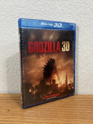 Godzilla 3D (Blu-ray 3D/Blu-ray, 2014) Ken Watanabe Elizabeth Olsen SEE PICS!-image
