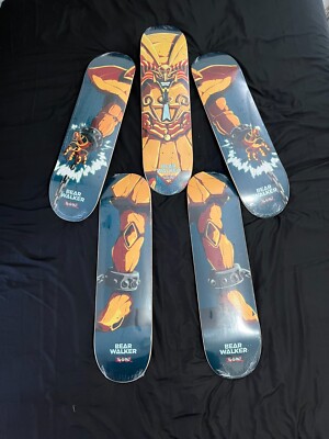 Yu-Gi-Oh Exodia The Forbidden One Holo Full Set Yugioh Bear Walker Skateboard -image