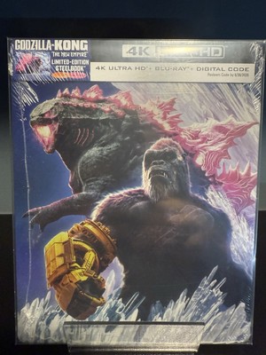 Godzilla x Kong: New Empire 4K (UHD / Blu-ray / Digital) Walmart SteelBook OOP-image