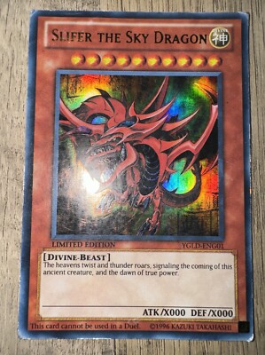 Slifer The Sky Dragon YGLD-ENG01 Yugioh Card 25th Anniversary-image