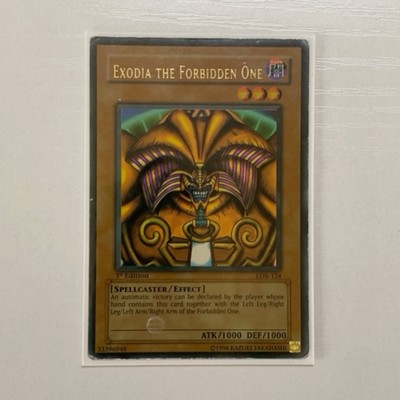 YuGIOh! - 1st Edition LOB-124 Exodia the Forbidden One - NA / MP - Slight Fade-image