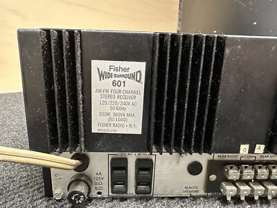Fisher Model 601 Receiver (Powes Up)-image