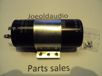 Fisher 203 Original Capacitor 90Volt 2200UF w/ Mount & Screws. Parting Out 203-image
