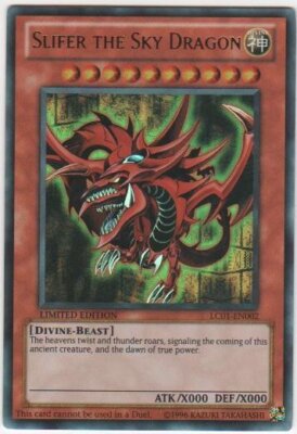 Yugioh! LP Slifer the Sky Dragon - LC01-EN002 - Ultra Rare - Limited Edition Lig-image