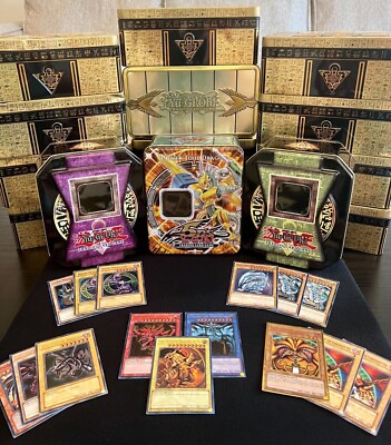 Yu-Gi-Oh! 200 YUGIOH CARDS W EGYPTIAN GOD CARDS - OBELISK * RA * SLIFER + Bonus!-image