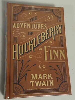 The Adventures of Huckleberry Finn Leatherbound Classic Mark Twain-image