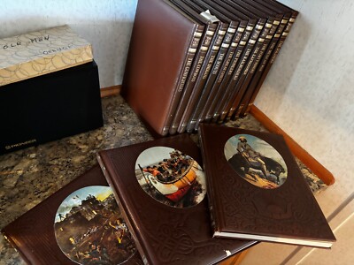 Time Life Books The Old West Series Lot of 14 Books Perfect Condition Vintage-image