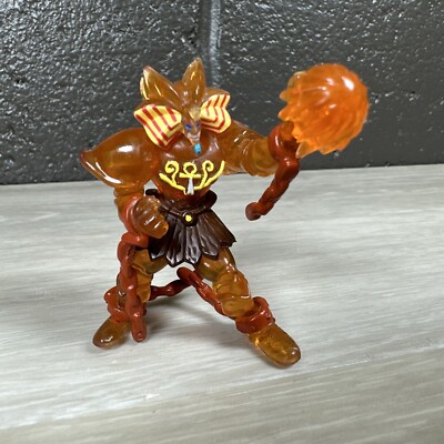 Yu-Gi-Oh Exodia The Forbidden One Mini Figure (Clear) 1996 Mattel Vintage 96KT-image
