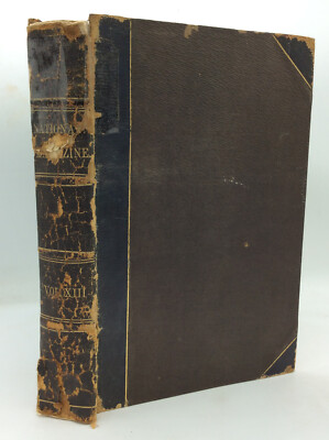 THE NATIONAL MAGAZINE Vol XIII (July-Dec 1858) - Bronte - de Balzac - Longfellow-image