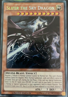Slifer the Sky Dragon - TN19-EN008 Secret Rare - 1st Edition YuGiOh TCG Card-image