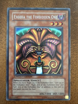 Yugioh Exodia The Forbidden One #MC1-EN001 SECRET RARE LIMITED EDITION 🔥🔥-image