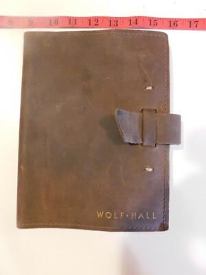 Wolf-Hall 2009 Novel Leather bound promo Notebook (removable)   B24-image