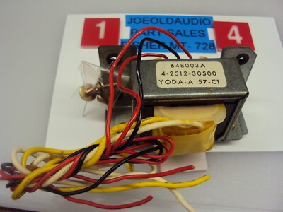 Fisher MT-728 Turntable Transformer P/N 4-2512-30500. Tested. Parting Out MT-728-image