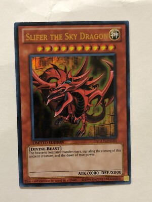 Yugioh Card Slifer the Sky Dragon YGLD-ENG01 NM-image