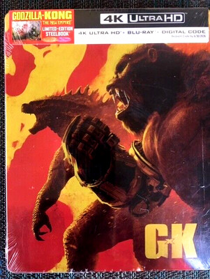 GODZILLA x KONG: THE NEW EMPIRE-2024 (4K Ultra-Blu-Ray-Digital Steelbook) NEW-image