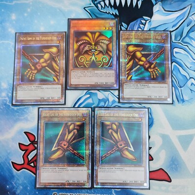Yugioh Asian English Part Exodia The Forbidden One ES01-AE077 QCSE (Head UL) -image
