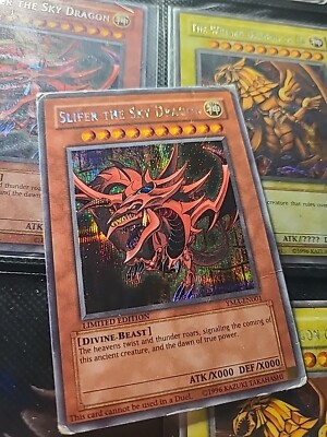 Slifer the Sky Dragon YMA-EN001 Secret Rare Limited Edition Yugioh-image