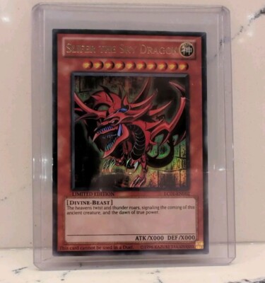 Yu-Gi-Oh! TCG Slifer The Sky Dragon YMA-EN001 Secret Rare Monsters Worldwide-image