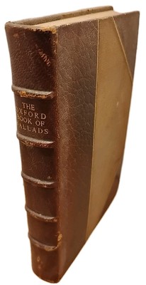 The Oxford Book of Ballads - 1910 - Compact Half Leather Bound Hardcover-image