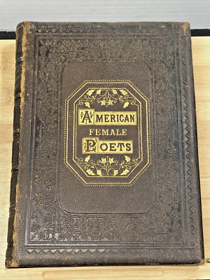 1869  - The American Female Poets by Caroline May - New York - Allen Brothers-image