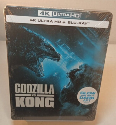 Godzilla vs Kong 4K Collector Steelbook (4K/Blu-ray) NEW- Box Shipping w/Trackin-image